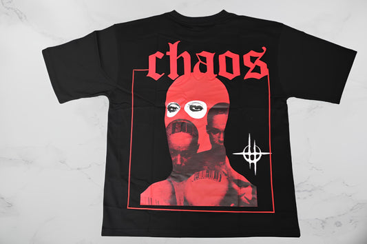 CHAOS - BLACK OVERSIZED T-SHIRT